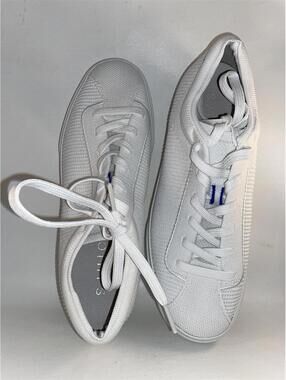 Rothy's Sneakers Lace Up White Women's Shoes Size 9 New NWOB